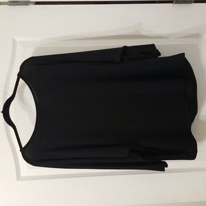 Verve ami Black Top With Button detail on Back